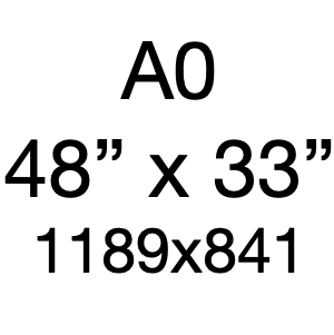 A0 ~ 48" x 33"